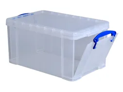 Opbergbox Really Useful 14 liter 395x255x210mm transparant wit