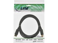 Kabel inLine displayport 4K60HZ M/M 2 meter zwart