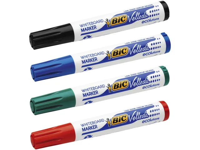 Viltstift Bic Velleda 1701 whiteboard rond large rood