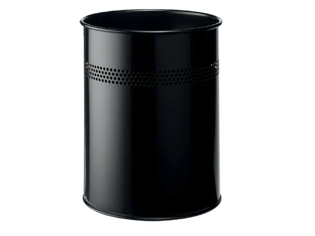 Papierbak Durable 3300-01 15 liter 30mm perforatie zwart