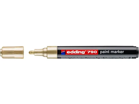 Paintmarker edding 790 op alcoholbasis 2-3mm goud
