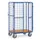 rolcontainer,draagverm. 600kg,laadvl. LxB 1200x800mm,H 1800mm