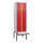 Dubbeldekse dekenkist,HxBxD 2120x600x815mm,2x2vak.,vak B 300mm