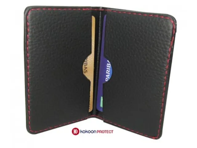 Creditcardhouder RFID Imitatieleer 2 pasjes Assorti