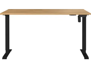 Elektrisch ihv bureau,HxBxD 710-1190x1400x800mm,blad Navarra-eiken - 2