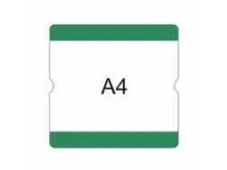 beschrijfbare hoes,markering HxB 302x290mm,PVC,groen