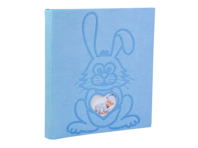 Fotoalb 60p.wit 29x3 2 Teddy Konijn Blauw