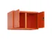 opzetkast,v. locker voor scheiding van kleding,2vak.,vak B 400mm