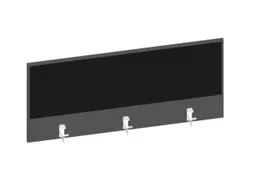 baliepaneel bureau aanbouw achter MS-donkergrijs BN8033-zwart 1200mm