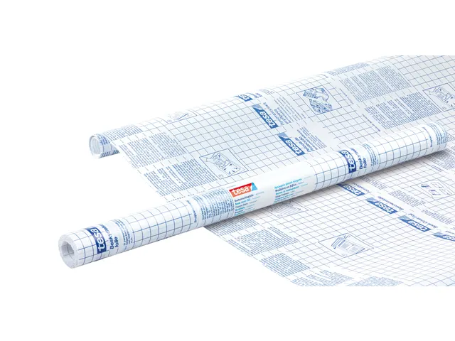 Boekfolie tesa 50cmx5m transparant zelfklevend