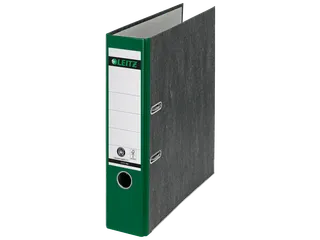 Ordner Leitz 1080 A4 80mm groen gewolkt 100% gerecycled karton - 1