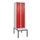 locker met bank,HxBxD 2120x600x815mm,2vak,vak B 300mm,cil.-slot