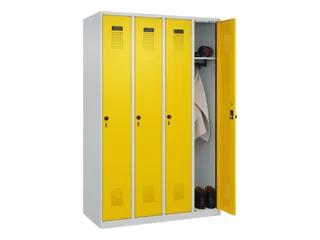 locker,HxBxD 1850x1200x500mm,4vak,vak B 300mm,draaigrendel - 1