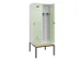 locker met bank,voor scheiding van kleding,HxBxD 2120x800x815mm,2vak