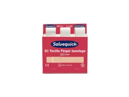 Salvequick 6496 lange vingerpleisters, L 12 x B 2 cm, 6 navullingen va