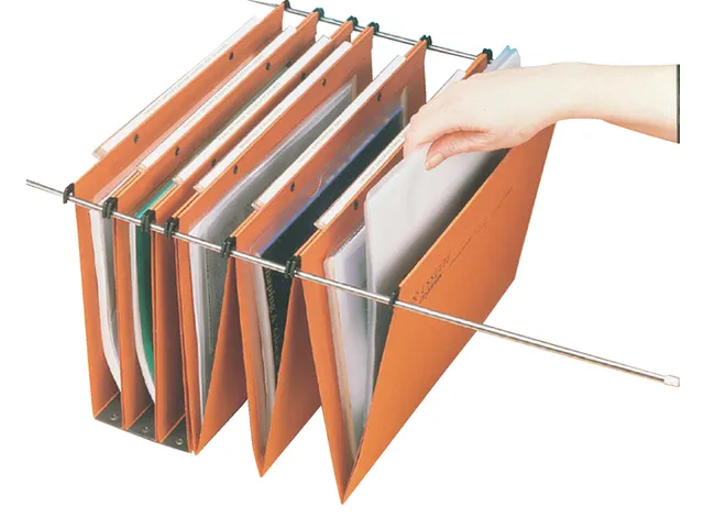 Hangmap Esselte Orgarex Kori 10252 Verticaal Oranje Folio V-bodem