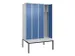 locker voor scheiding van kleding,HxBxD 2120x1200x815mm,4vak