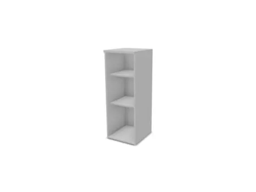 kantoorstelling,opbouwelement,HxBxD 1070x400x445mm,MP-lichtgrijs