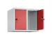 opzetkast,v. locker,2vak.,vak B 300mm,HxBxD 500x600x500mm,draaigrendel