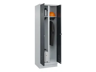 locker voor scheiding van kleding,HxBxD 1950x600x500mm,2vak - 3