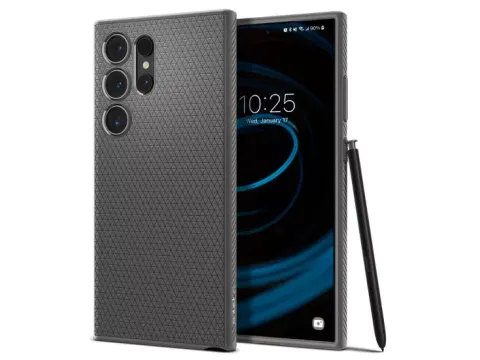 Spigen Liquid Air Galaxy S24 Ultra hoesje grijs