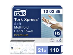 Tork 100288 Xpress Handdoek Premium H2 Intergevouwen Soft 2-laags