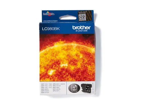 Inktcartridge Brother LC-980BK zwart