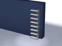 dossierstelling,aanbouwveld,HxBxD 2700x760x335mm,vaklast 60kg