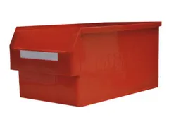 Magazijnbakken Pe Hxbxd 250X300X500/450Mm Rood