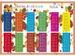 Bureauonderlegger Aris 42 x 30 cm Delen NL+FR