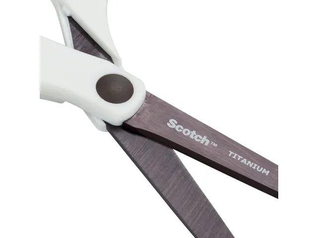 Schaar Scotch 20cm titanium met groot oog groen blister