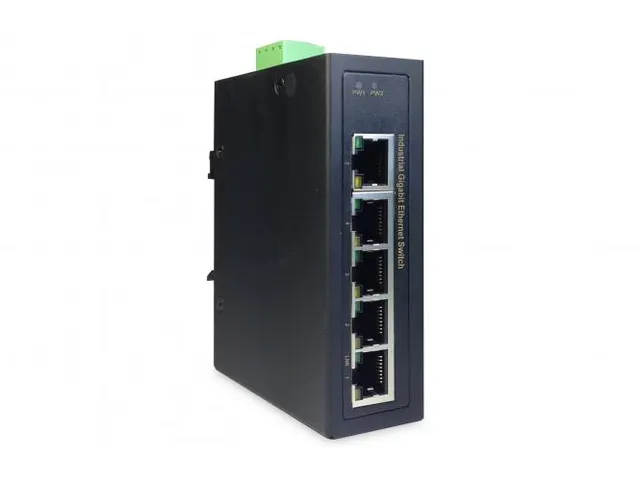 5-poorts Gigabit Ethernet-netwerkschakelaar Industrieel