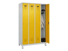 locker,HxBxD 1950x1200x500mm,4vak,vak B 300mm,cil.-slot,voeten