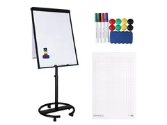 BRASQ Flipover Mobiel Deluxe 70x100cm Magnetisch Zwart met accessoires