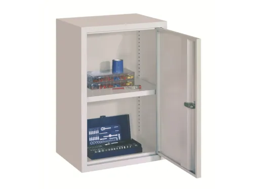 Hangkast Hxbxd 600x400x300mm 1verstelbaar Legbord Ral7035