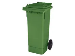 Vuilcontainer PE 80 liter HxBxD 930x448x530mm met wielen groen