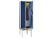 Armoire vestiaire avec banc,RAL7035,face avant RAL5010