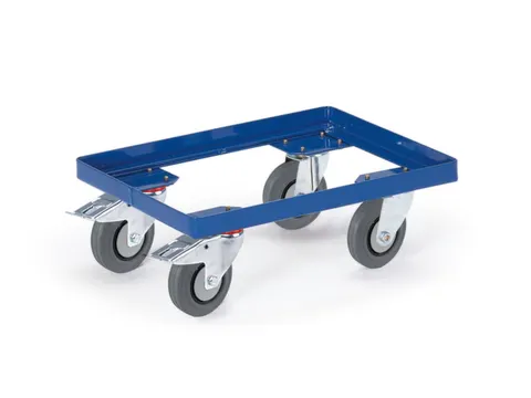 onderwagen voor kratten,draagverm. 250kg,laadvl. LxB 810x610mm