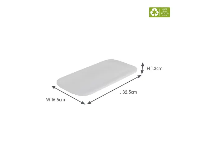 Sigma Home deksel voor 6L cube box transparant - 32,5x16,5x1,3cm