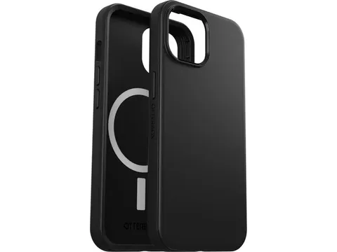 Otterbox Symmetry MagSafe iPhone 15 hoesje zwart