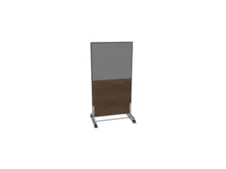 scheidingswand,HxB 1545x800mm,NV bruin hickory,BN8078-grijs