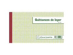 Manifold Quittances de loyer 12,5x21cm 50 feuillets tripli autocopiant