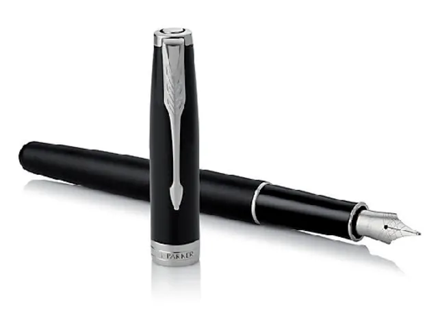 Vulpen Parker Sonnet Matte black CT Finish Fijn