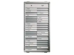 Infobord Lega Aan/afwezig 77x28cm 30 namen