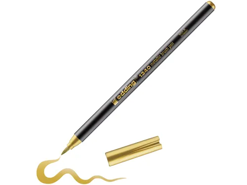 Brushpen edding 1340 metallic goud