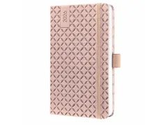 Weekagenda Flair A6 2026 (NL/FR/EN/DU) Pearl Rose Hardcover