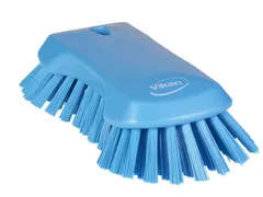 Vikan Hygiene extra grote handborstel extra harde vezels 230mm Blauw