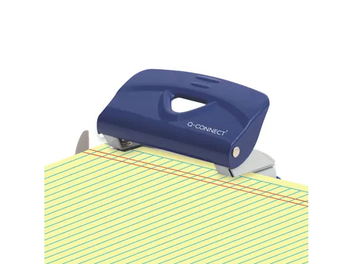 Q-CONNECT Light Duty perforator Metaal 2-gaats 10 vel Blauw
