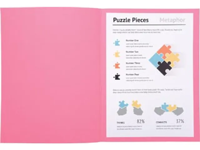 chemise de classement Super 18, pour ft A4, paquet de 100 pièces, ros