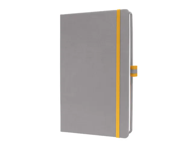 Cahier Linescape A5 gris clair ligné couverture rigide